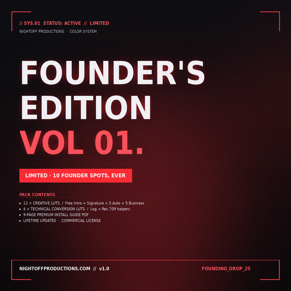 Founder's Edition — Volume 01 (Limited to 10 Founders)